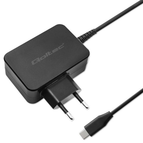 QOLTEC ŁADOWARKA GAN POWER PRO | 1XUSB-C | 65W | 5-20V | 3-3.25A | CZARNA QOLTEC ŁADOWARKA GAN POWER PRO | 1XUSB-C | 65W | 5-20V | 3-3.25A | CZARNA