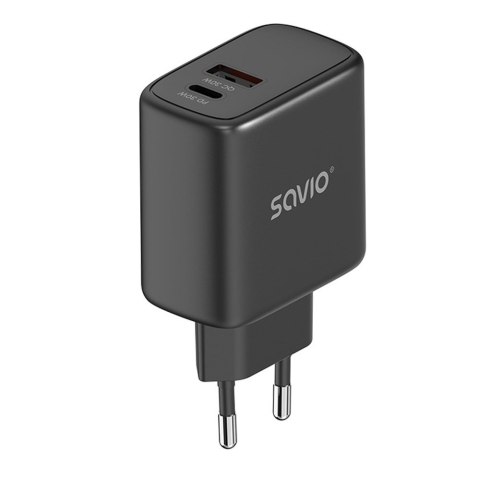 SAVIO ŁADOWARKA SIECIOWA 30W QUICK CHARGE, POWER DELIVERY 3.0 LA-06/B SAVIO ŁADOWARKA SIECIOWA 30W QUICK CHARGE, POWER DELIVERY 3.0 LA-06/B