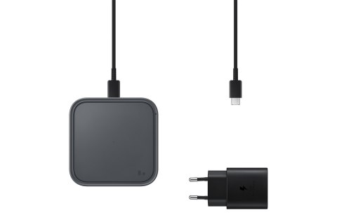 Samsung Wireless Charger Pad (with Travel Adapter) Black Samsung Wireless Charger Pad (with Travel Adapter) Black