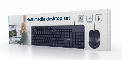 GEMBIRD ZESTAW KLAWIATURA MULITMEDIALNA + MYSZ KBS-UM-04 KOLOR CZARNY GEMBIRD ZESTAW KLAWIATURA MULITMEDIALNA + MYSZ KBS-UM-04 KOLOR CZARNY