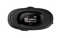 Interkom motocyklowy Sena 5R-01D 5R Bluetooth 5.1 700m z wyświetlaczem LCD i uniwersalnym zestawem mikrofonów na 2 kaski