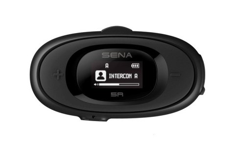 Interkom motocyklowy Sena 5R-01D 5R Bluetooth 5.1 700m z wyświetlaczem LCD i uniwersalnym zestawem mikrofonów na 2 kaski Interkom motocyklowy Sena 5R-01D 5R Bluetooth 5.1 700m z wyświetlaczem LCD i uniwersalnym zestawem mikrofonów na 2 kaski