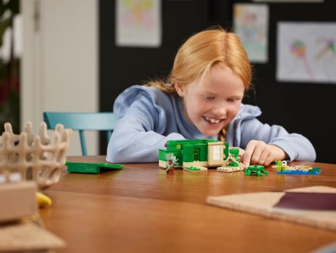 LEGO Minecraft 21254 Domek na plaży żółwi LEGO Minecraft 21254 Domek na plaży żółwi