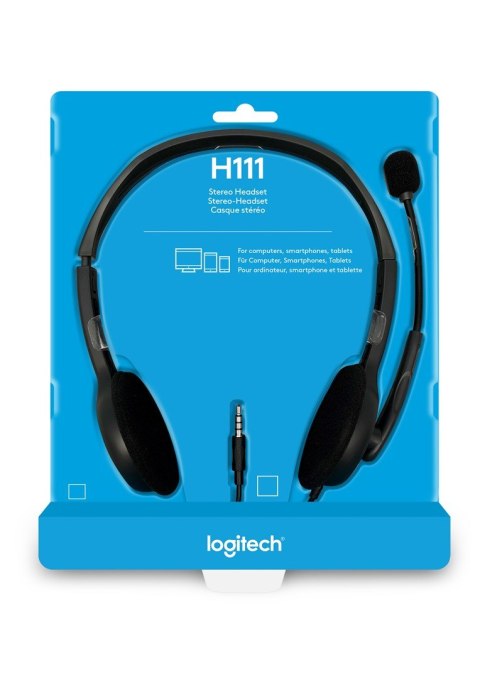 Słuchawki Logitech H111 981-0005939 (kolor szary Słuchawki Logitech H111 981-0005939 (kolor szary