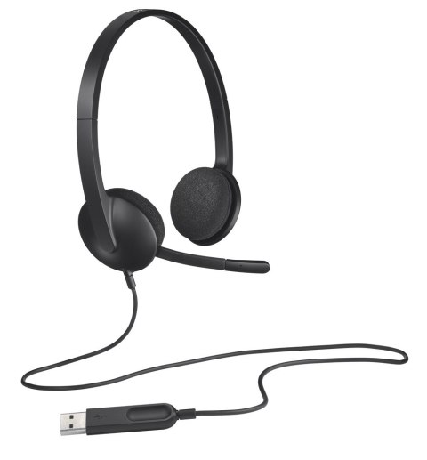 Słuchawki Logitech H340 981-000475 (kolor czarny) Słuchawki Logitech H340 981-000475 (kolor czarny)