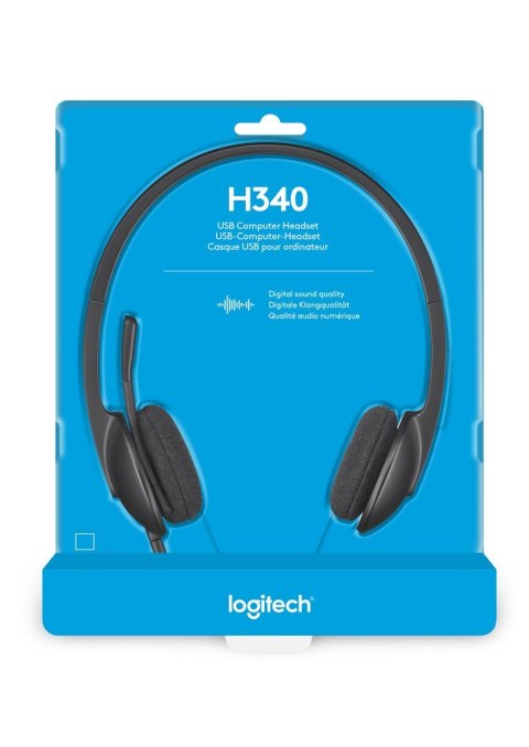Słuchawki Logitech H340 981-000475 (kolor czarny) Słuchawki Logitech H340 981-000475 (kolor czarny)