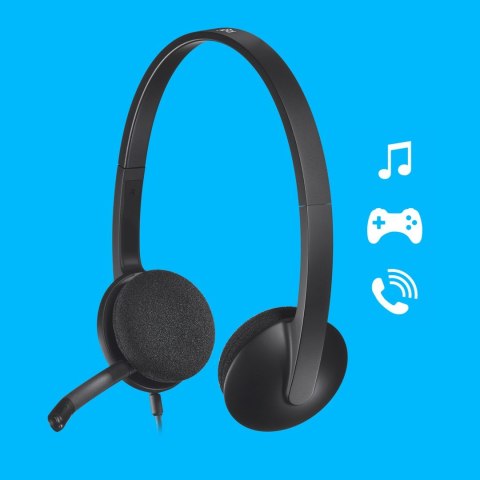 Słuchawki Logitech H340 981-000475 (kolor czarny) Słuchawki Logitech H340 981-000475 (kolor czarny)
