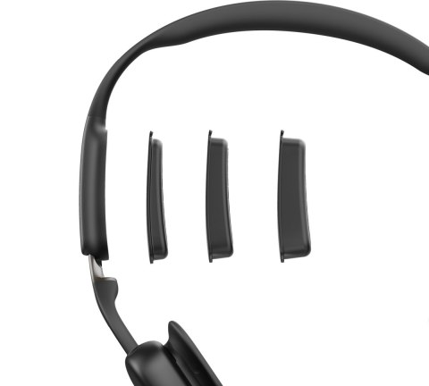 Słuchawki bezprzewodowe kostne Shokz OpenMeet mic-ANC USB-C + adapter USB-A czarne Słuchawki bezprzewodowe kostne Shokz OpenMeet mic-ANC USB-C + adapter USB-A czarne