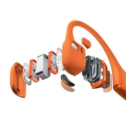 Słuchawki bezprzewodowe kostne Shokz Openrun Pro 2 USB-C pomarańczowe Słuchawki bezprzewodowe kostne Shokz Openrun Pro 2 USB-C pomarańczowe