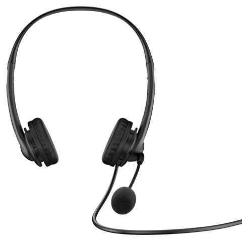 Słuchawki z mikrofonem HP Stereo USB Headset G2 przewodowe czarne 428H5AA Słuchawki z mikrofonem HP Stereo USB Headset G2 przewodowe czarne 428H5AA