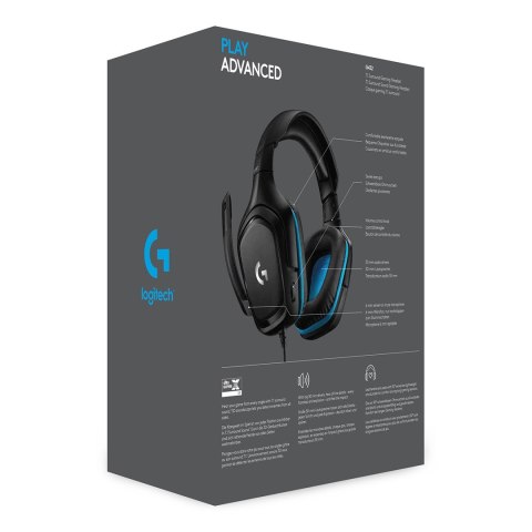 Słuchawki z mikrofonem Logitech 981-000770 (kolor czarny) Słuchawki z mikrofonem Logitech 981-000770 (kolor czarny)