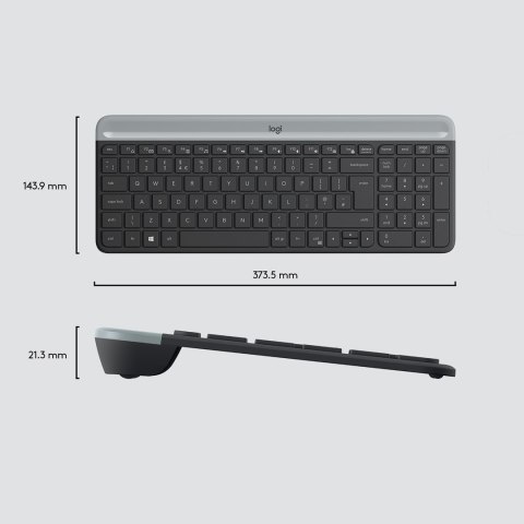 Wireless Keyboard and Mouse Combo MK470 GRAPHITE Wireless Keyboard and Mouse Combo MK470 GRAPHITE