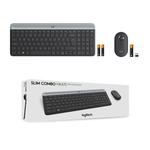 Wireless Keyboard and Mouse Combo MK470 GRAPHITE Wireless Keyboard and Mouse Combo MK470 GRAPHITE