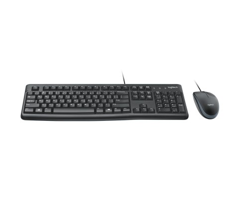 Zestaw klawiatura + mysz Logitech MK120 920-002562 (membranowa; USB 2.0; (US); kolor czarny; optyczna; 1000 DPI) Zestaw klawiatura + mysz Logitech MK120 920-002562 (membranowa; USB 2.0; (US); kolor czarny; optyczna; 1000 DPI)