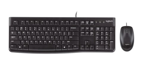 Zestaw klawiatura + mysz Logitech MK120 920-002562 (membranowa; USB 2.0; (US); kolor czarny; optyczna; 1000 DPI) Zestaw klawiatura + mysz Logitech MK120 920-002562 (membranowa; USB 2.0; (US); kolor czarny; optyczna; 1000 DPI)