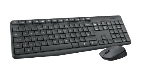 Zestaw klawiatura + mysz membranowa Logitech MK235 920-007931 (USB 3.0; kolor szary; optyczna) Zestaw klawiatura + mysz membranowa Logitech MK235 920-007931 (USB 3.0; kolor szary; optyczna)