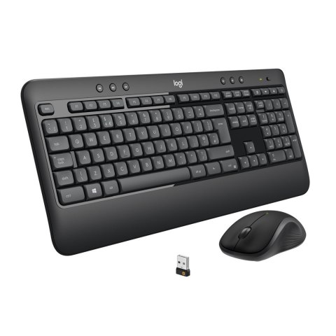 Zestaw klawiatura + mysz membranowa Logitech MK540 920-008685 (USB; kolor czarny; optyczna; 1000 DPI) Zestaw klawiatura + mysz membranowa Logitech MK540 920-008685 (USB; kolor czarny; optyczna; 1000 DPI)