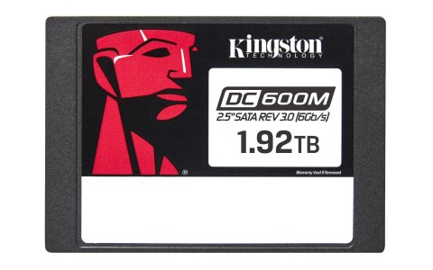 Dysk SSD Kingston DC600M 1.92TB SATA 2.5" SEDC600M/1920G (DWPD 1) Dysk SSD Kingston DC600M 1.92TB SATA 2.5" SEDC600M/1920G (DWPD 1)