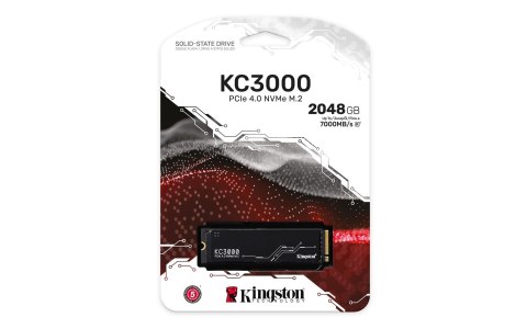 Dysk SSD Kingston KC3000 (2TB; M.2 2280; PCIe 4.0 x4 NVMe; SKC3000D/2048G) Dysk SSD Kingston KC3000 (2TB; M.2 2280; PCIe 4.0 x4 NVMe; SKC3000D/2048G)
