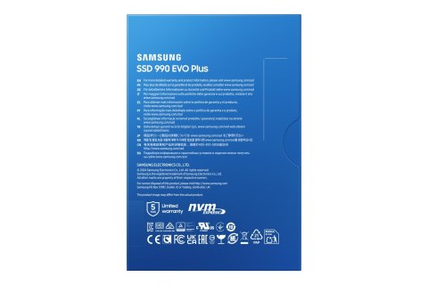 Dysk SSD Samsung 990 EVO Plus 4TB M.2 PCI-E x4 NVMe 5.0x2 Dysk SSD Samsung 990 EVO Plus 4TB M.2 PCI-E x4 NVMe 5.0x2