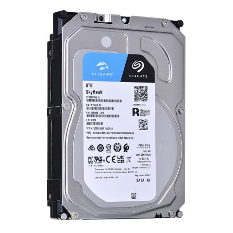 Dysk twardy HDD Seagate SkyHawk 8TB 3,5" SATA ST8000VX010 Dysk twardy HDD Seagate SkyHawk 8TB 3,5" SATA ST8000VX010