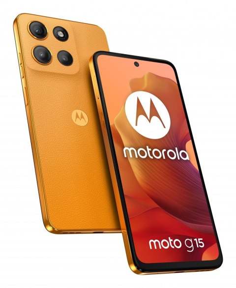 Smartfon Motorola Moto G15 8/128GB Sunrise Orange Smartfon Motorola Moto G15 8/128GB Sunrise Orange
