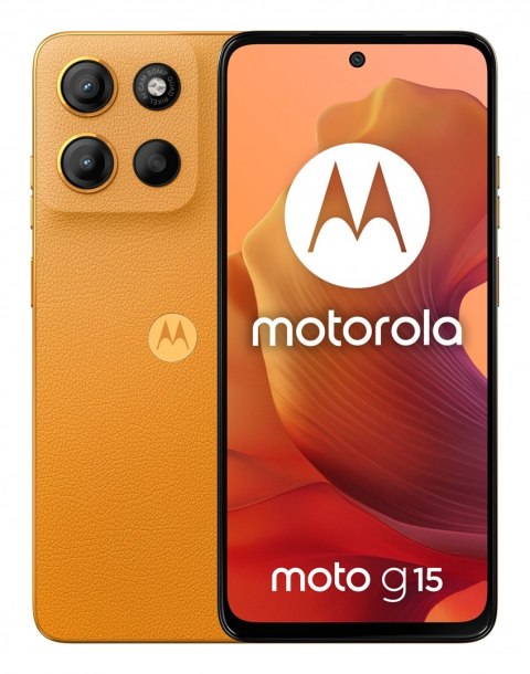 Smartfon Motorola Moto G15 8/128GB Sunrise Orange Smartfon Motorola Moto G15 8/128GB Sunrise Orange