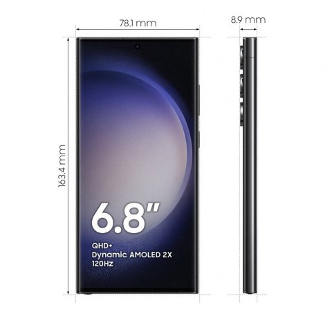 Smartfon Samsung Galaxy S23 Ultra (S918) 8/256GB 6,8" Dynamic AMOLED 2X 3088x1440 5000mAh Dual SIM 5G Phantom Black Smartfon Samsung Galaxy S23 Ultra (S918) 8/256GB 6,8" Dynamic AMOLED 2X 3088x1440 5000mAh Dual SIM 5G Phantom Black