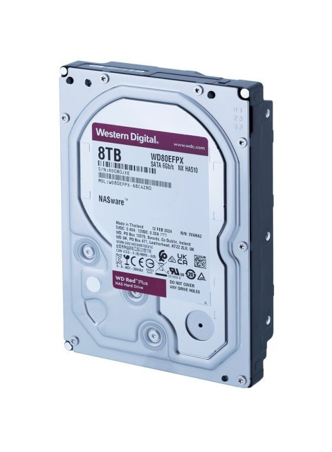 Dysk HDD WD Red Plus WD80EFPX (8 TB ; 3.5"; 256 MB) Dysk HDD WD Red Plus WD80EFPX (8 TB ; 3.5"; 256 MB)