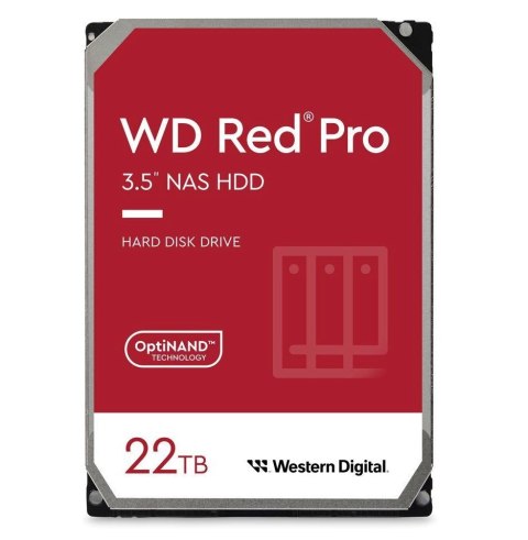Dysk HDD WD Red Pro WD221KFGX (22 TB ; 3.5"; 512 MB; 7200 obr/min) Dysk HDD WD Red Pro WD221KFGX (22 TB ; 3.5"; 512 MB; 7200 obr/min)