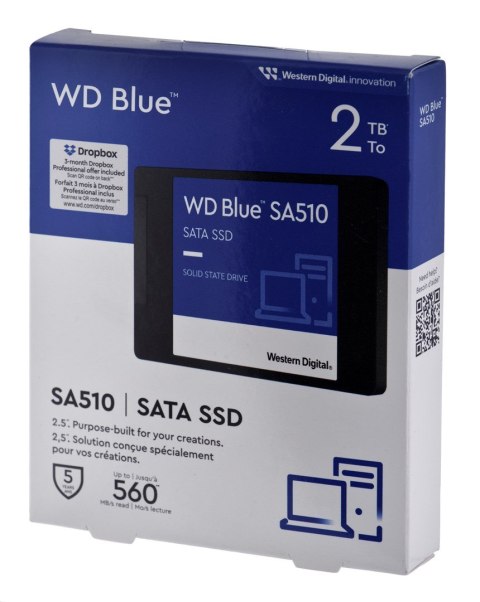 Dysk SSD WD Blue 2TB 2,5" SATA WDS200T3B0A Dysk SSD WD Blue 2TB 2,5" SATA WDS200T3B0A