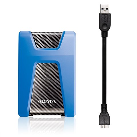 Dysk zewnętrzny HDD ADATA HD650 (1TB; 2.5"; USB 3.2; niebieski) Dysk zewnętrzny HDD ADATA HD650 (1TB; 2.5"; USB 3.2; niebieski)