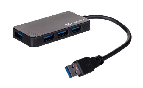 Hub NATEC Moth NHU-1342 (4x USB 3.0; kolor czarny) Hub NATEC Moth NHU-1342 (4x USB 3.0; kolor czarny)