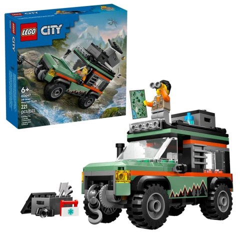 LEGO CITY 60447 Górska ciężarówka terenowa 4x4 LEGO CITY 60447 Górska ciężarówka terenowa 4x4