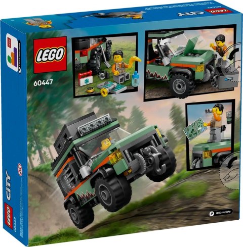 LEGO CITY 60447 Górska ciężarówka terenowa 4x4 LEGO CITY 60447 Górska ciężarówka terenowa 4x4