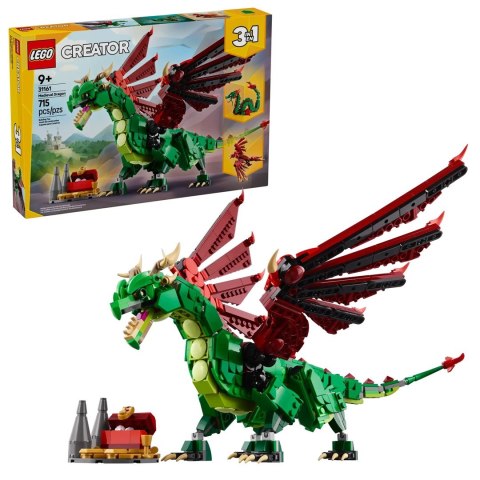 LEGO CREATOR 3w1 31161 Średniowieczny smok LEGO CREATOR 3w1 31161 Średniowieczny smok