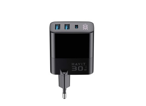 Ładowarka Havit USB-A1+USB-A2+USB-C UCLE001 EU Ładowarka Havit USB-A1+USB-A2+USB-C UCLE001 EU