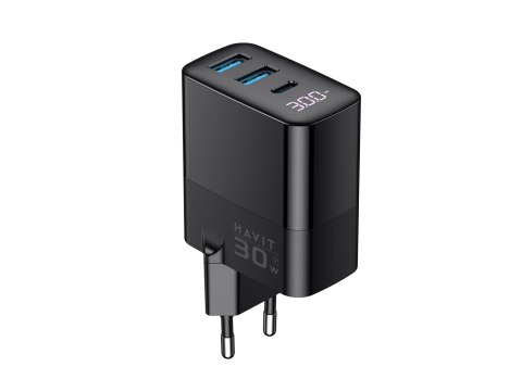 Ładowarka Havit USB-A1+USB-A2+USB-C UCLE001 EU Ładowarka Havit USB-A1+USB-A2+USB-C UCLE001 EU