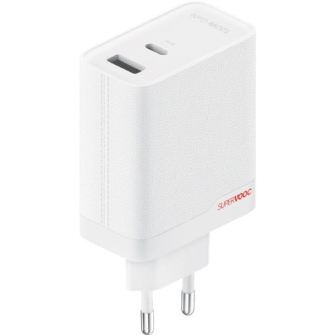 OnePlus Charger SUPERVOOC 120W 2 Ports with Cable White OnePlus Charger SUPERVOOC 120W 2 Ports with Cable White