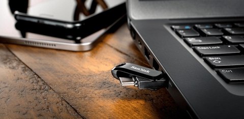 Pendrive SanDisk Ultra Dual GO SDDDC3-032G-G46 (32GB; USB 3.0, USB-C; kolor czarny) Pendrive SanDisk Ultra Dual GO SDDDC3-032G-G46 (32GB; USB 3.0, USB-C; kolor czarny)