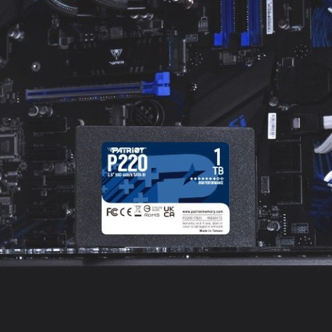 SSD PATRIOT P220 1TB SATA 2,5" SSD PATRIOT P220 1TB SATA 2,5"