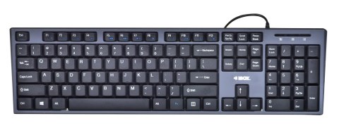 Zestaw klawiatura + mysz IBOX IKMS606 (USB 2.0; (US); kolor czarny; optyczna; 800 DPI) Zestaw klawiatura + mysz IBOX IKMS606 (USB 2.0; (US); kolor czarny; optyczna; 800 DPI)