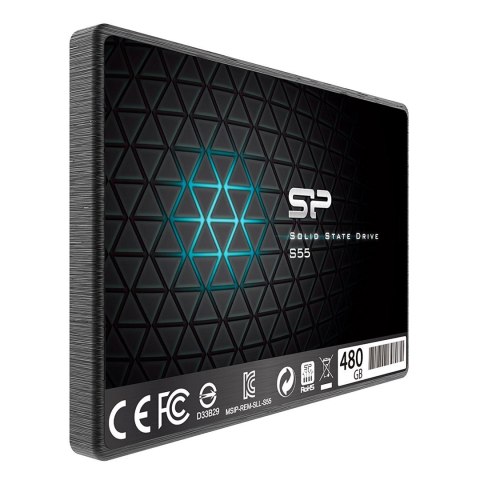 Dysk SSD Silicon Power S55 480GB 2,5" SATA III 560/530 MB/s (SP480GBSS3S55S25) Dysk SSD Silicon Power S55 480GB 2,5" SATA III 560/530 MB/s (SP480GBSS3S55S25)