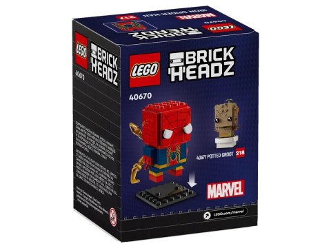 LEGO 40670 BrickHead - Iron Spider-Man LEGO 40670 BrickHead - Iron Spider-Man