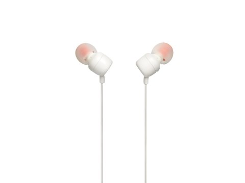 Słuchawki JBL T110 (biały, z mikrofonem) Słuchawki JBL T110 (biały, z mikrofonem)