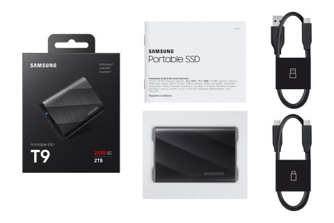 Dysk SSD Samsung T9 2TB MU-PG2T0B/EU Dysk SSD Samsung T9 2TB MU-PG2T0B/EU