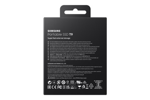 Dysk SSD Samsung T9 2TB MU-PG2T0B/EU Dysk SSD Samsung T9 2TB MU-PG2T0B/EU