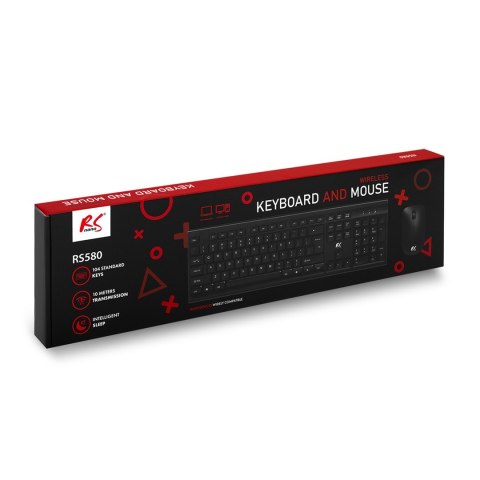 NANORS KLAWIATURA + MYSZ BEZPRZEWODOWA COMBO RS580 NANORS KLAWIATURA + MYSZ BEZPRZEWODOWA COMBO RS580