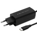 QOLTEC ŁADOWARKA SIECIOWA 90W GAN | 5-20V | 3-4.5A | USB-C 3.1