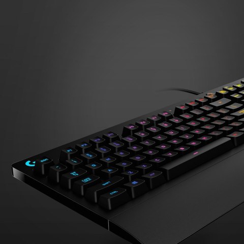 Klawiatura Logitech 920-008093 (mechaniczna; USB 2.0; (US); kolor czarny) Klawiatura Logitech 920-008093 (mechaniczna; USB 2.0; (US); kolor czarny)